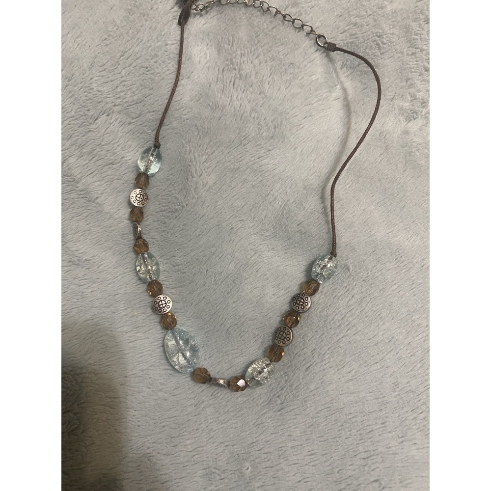 Glass Bead Blue Lia Sophia Necklace